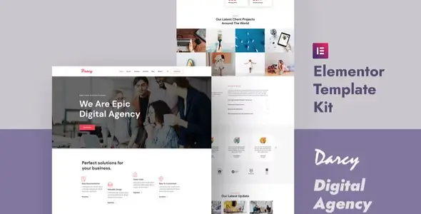Darcy – Creative Agency Elementor Template Kit