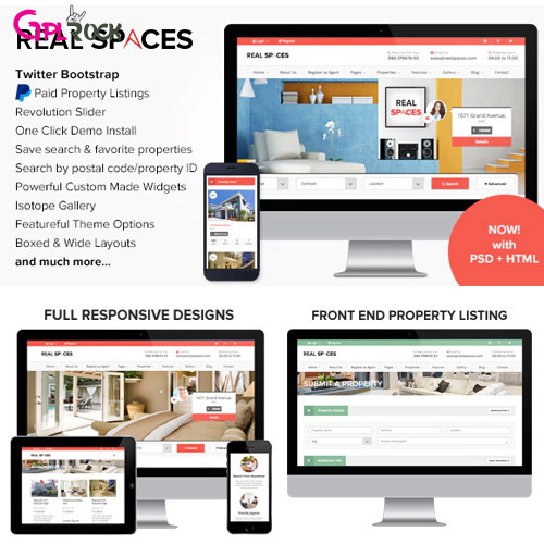Real Spaces – WordPress Real Estate Theme
